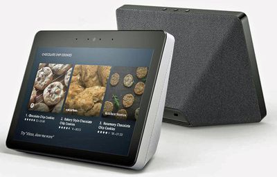 Exemplo de design de 2ª geração do Amazon Echo Show