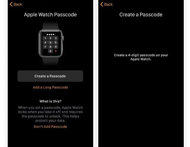 Como bloquear o Apple Watch usando a captura de tela com senha
