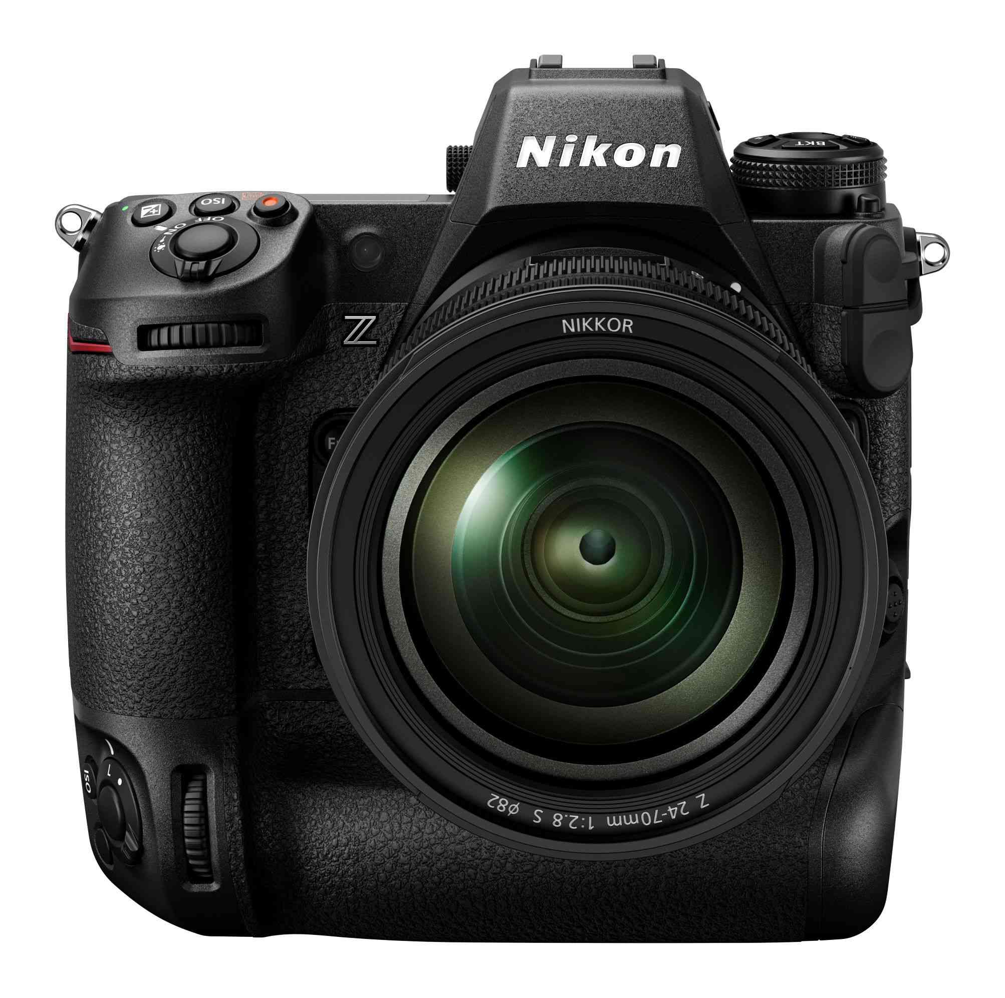 A câmera Nikon Z9. 