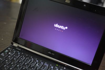 Tela do computador Ubuntu