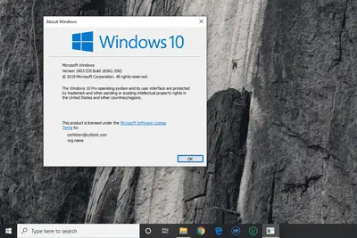 Windows 10 Sobre o prompt do Windows