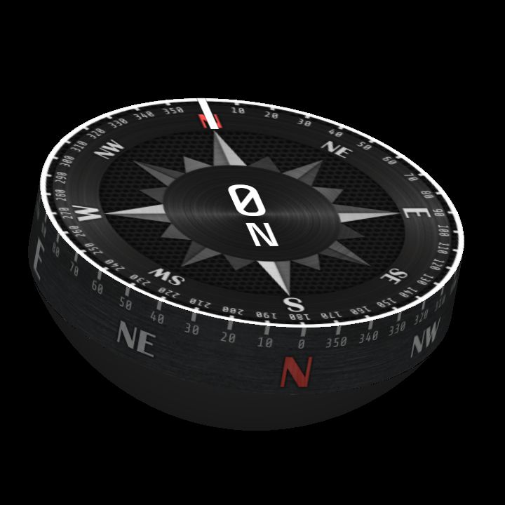 App Compass Steel 3D