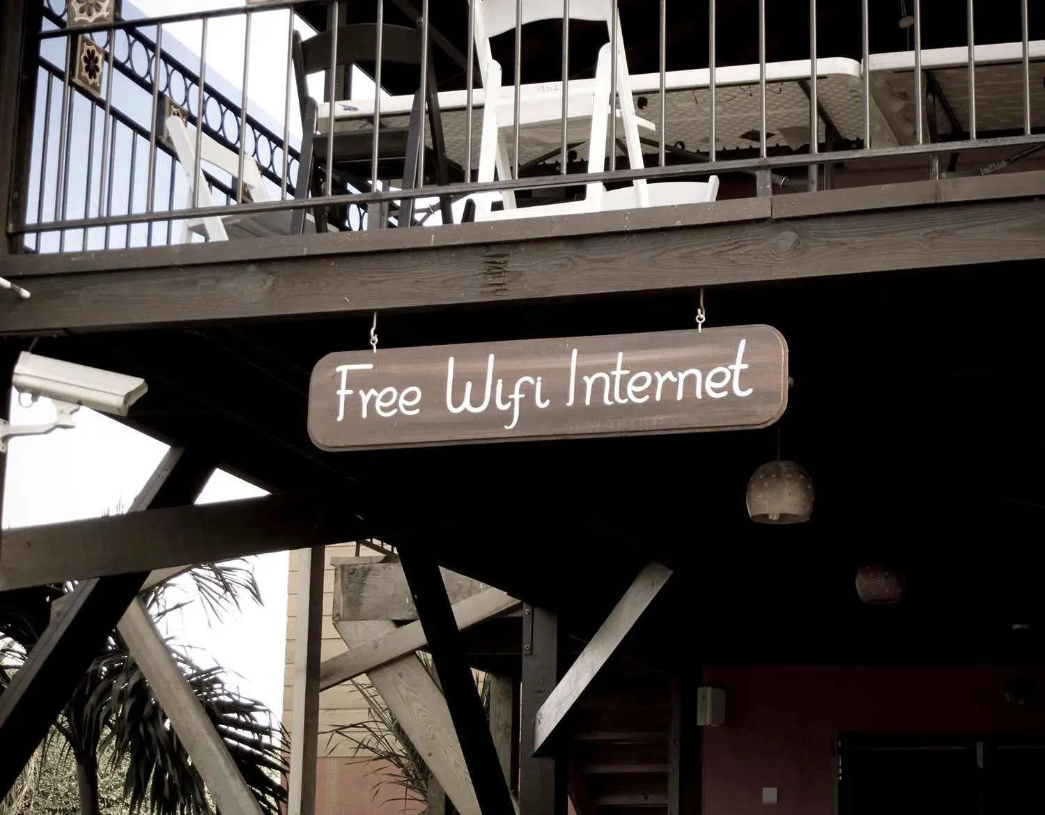 sinal de internet wi-fi grátis no café