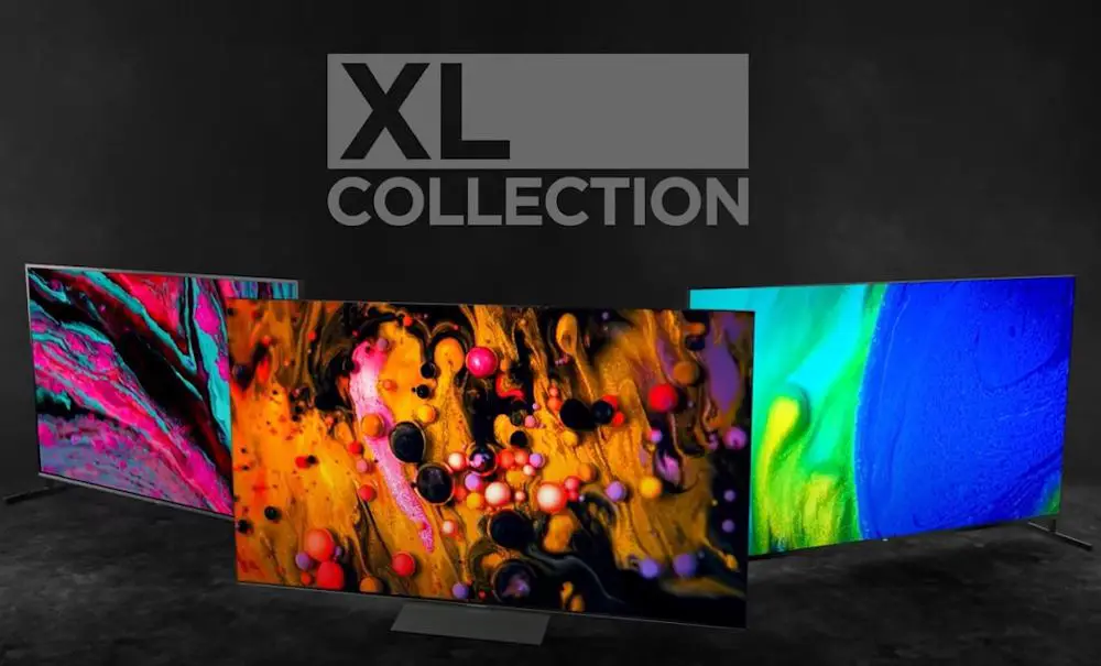 Imagem promocional da coleção XL de TVs da TCL