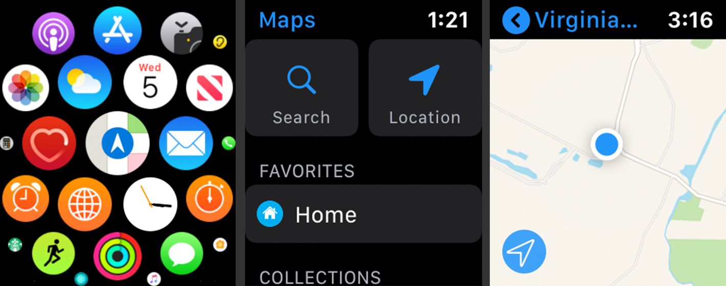 App Apple Watch Maps