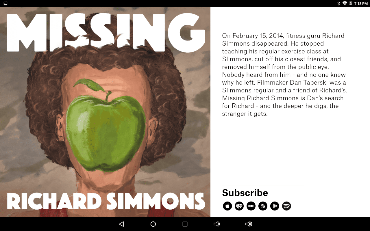 Página inicial de Richard Simmons ausente