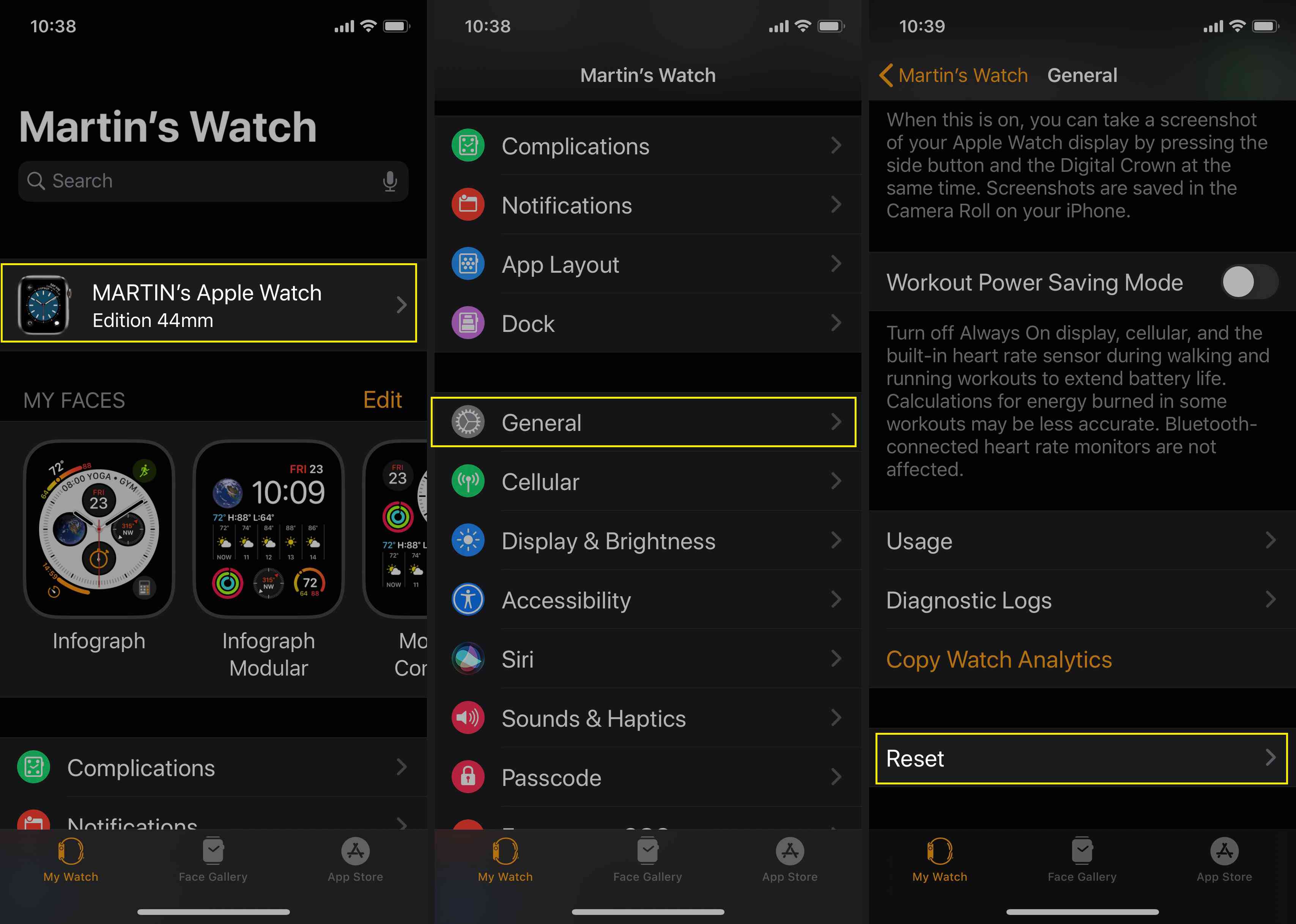 Use o Apple Watch para redefinir seu dispositivo e remover a senha