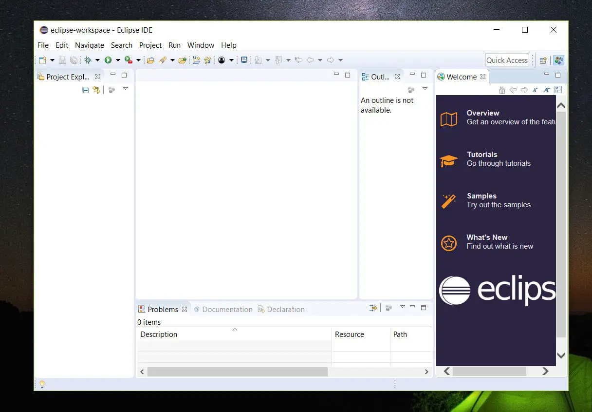 Eclipse IDE no Windows 10