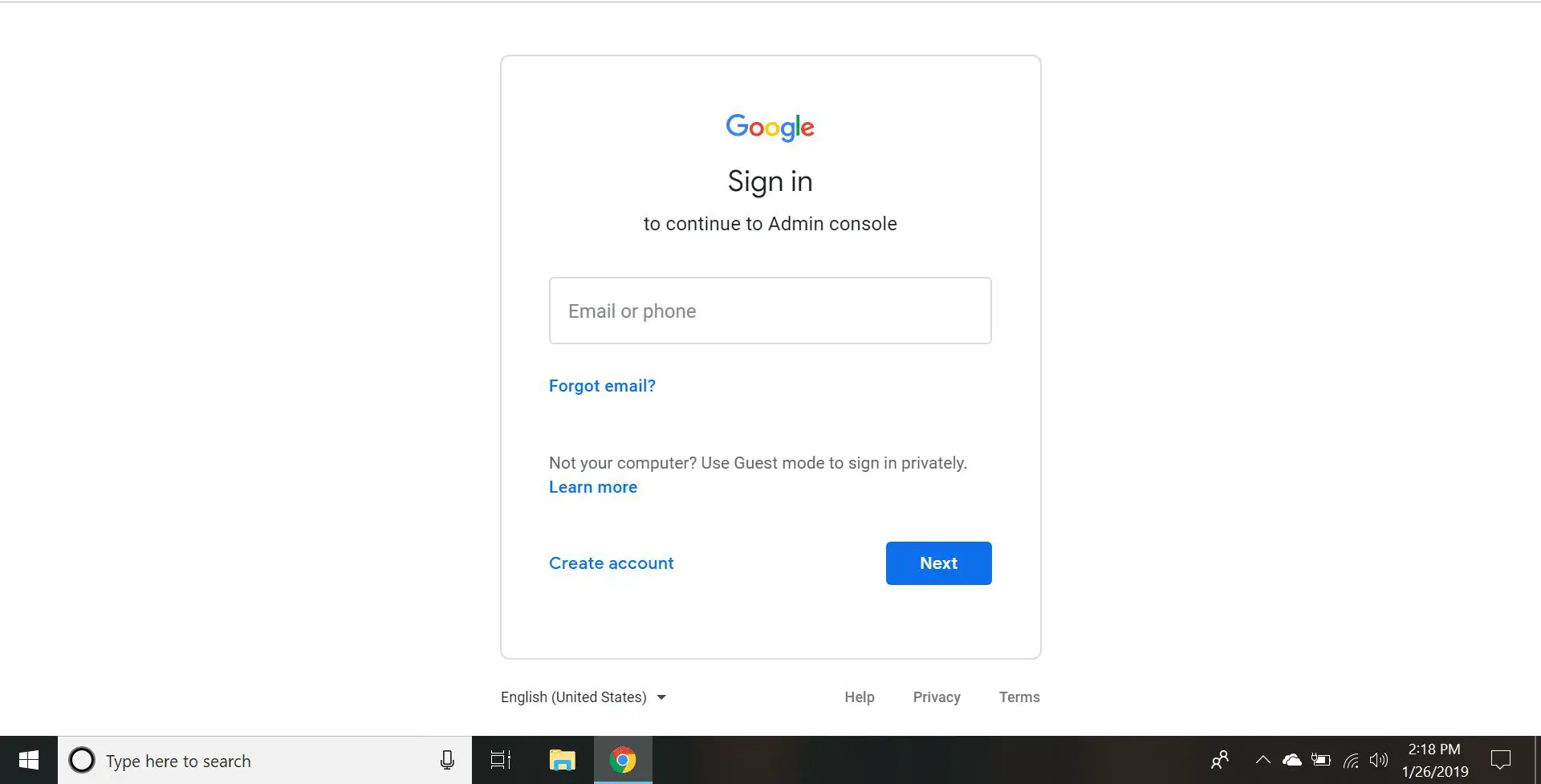 Faça login em sua conta do Google se ainda não estiver conectado