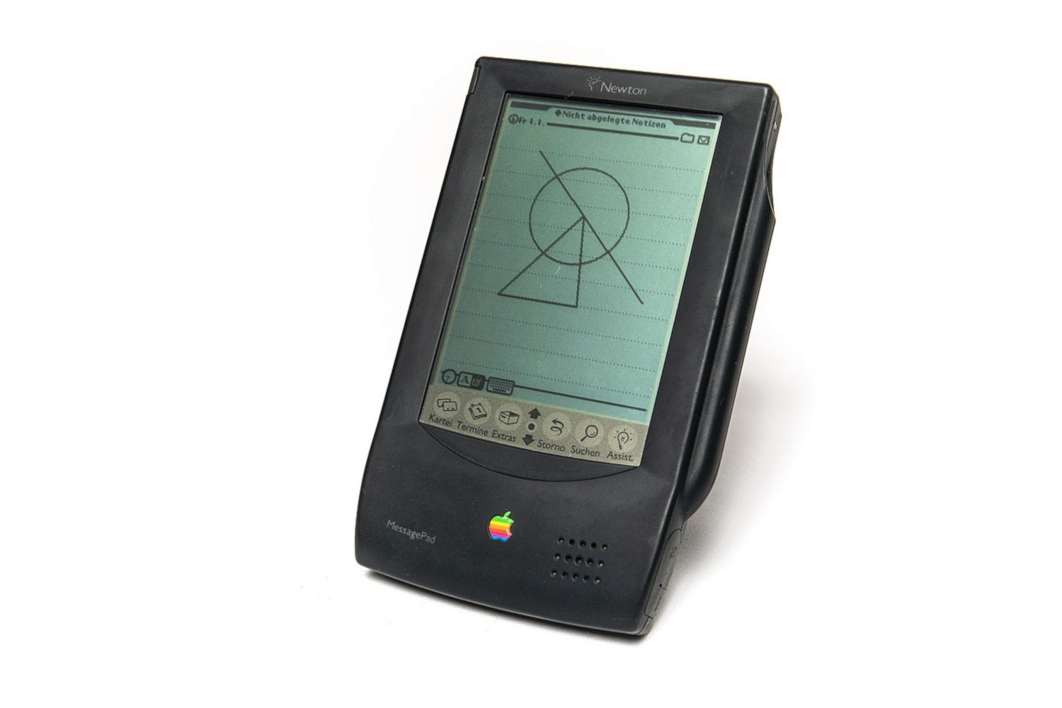 Apple Newton original visto de frente