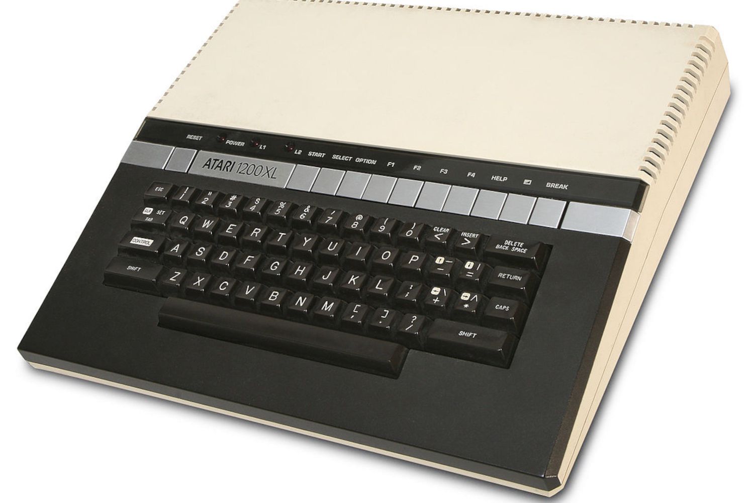Computador doméstico Atari 1200XL visto de cima