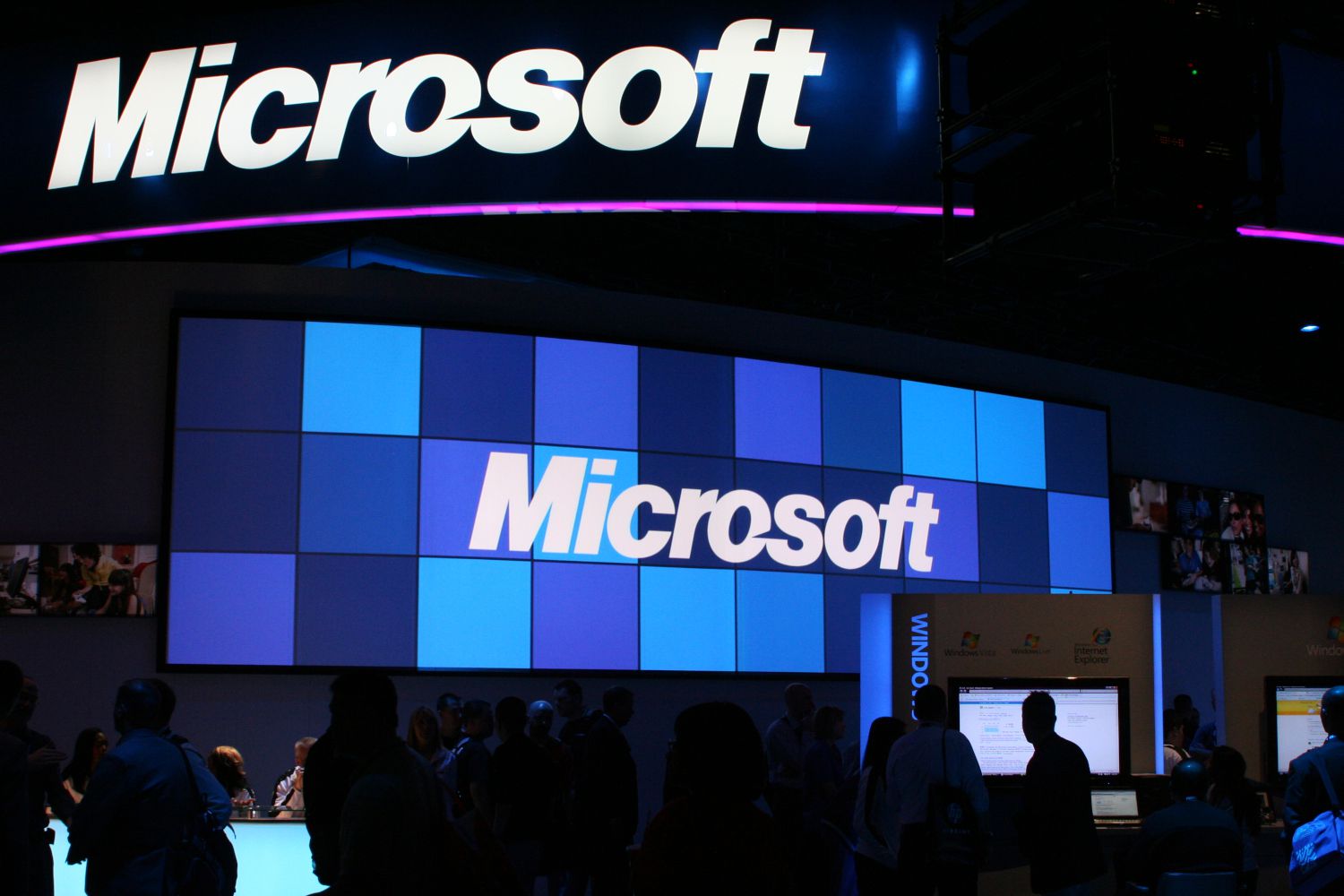 Estande da Microsoft na CES 2009