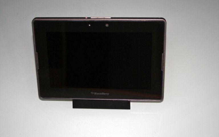 Tablet BlackBerry Playbook visto de frente
