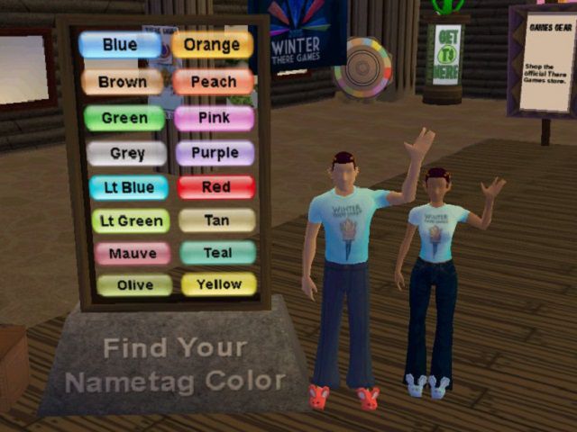 Opções de personalização de personagens no jogo online Lá
