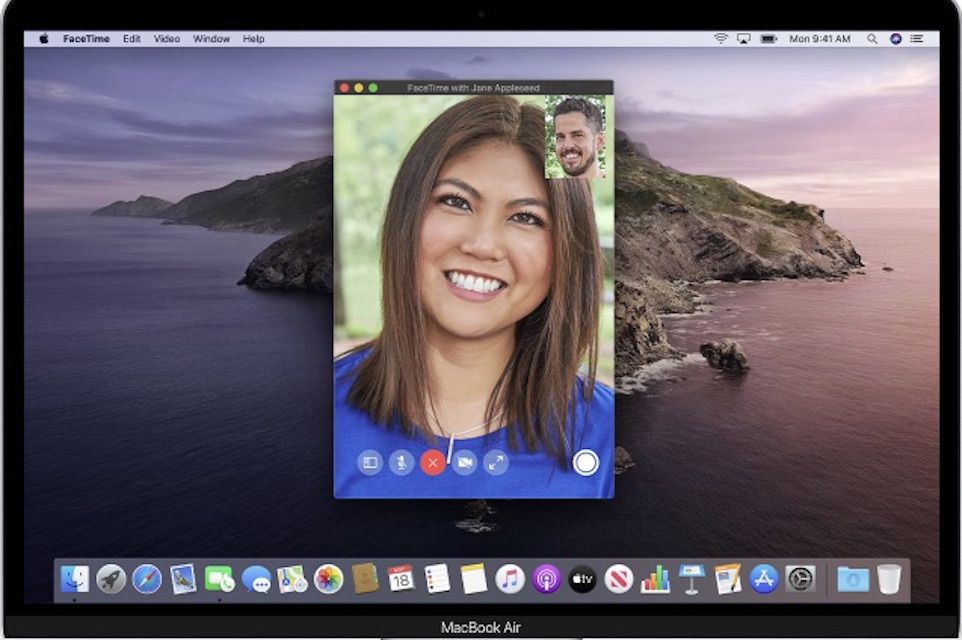 Videochamada FaceTime em um Mac