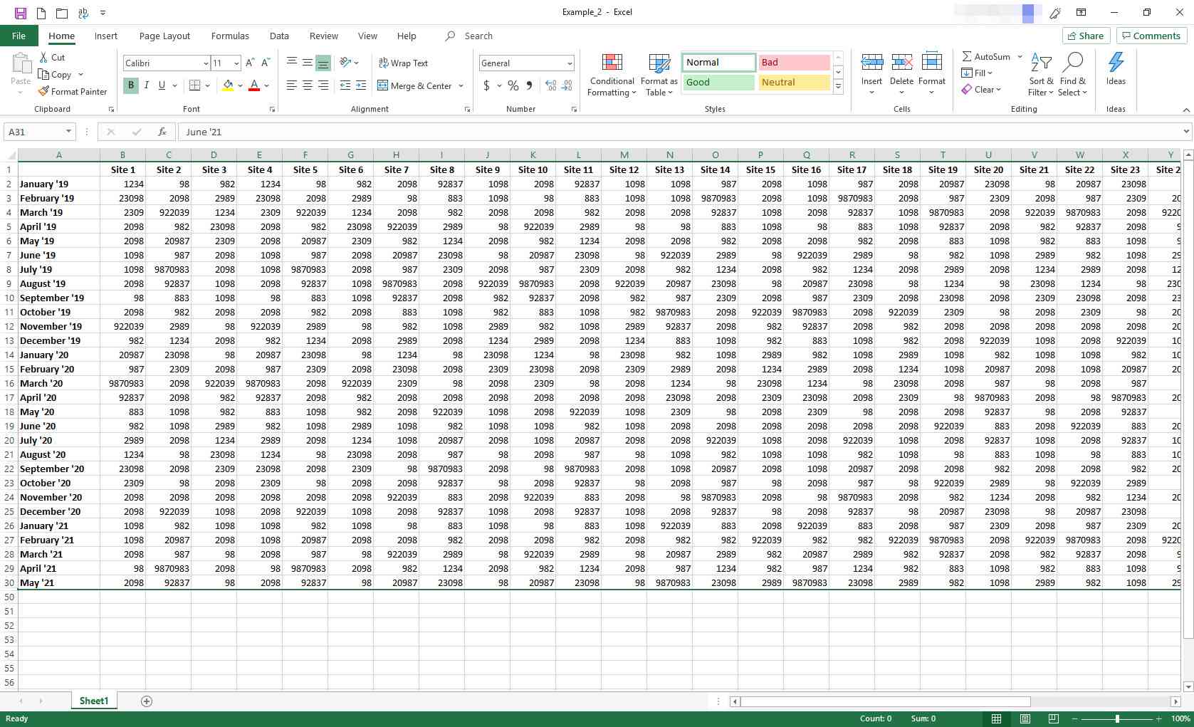 Maximum Rows Allowed In Excel