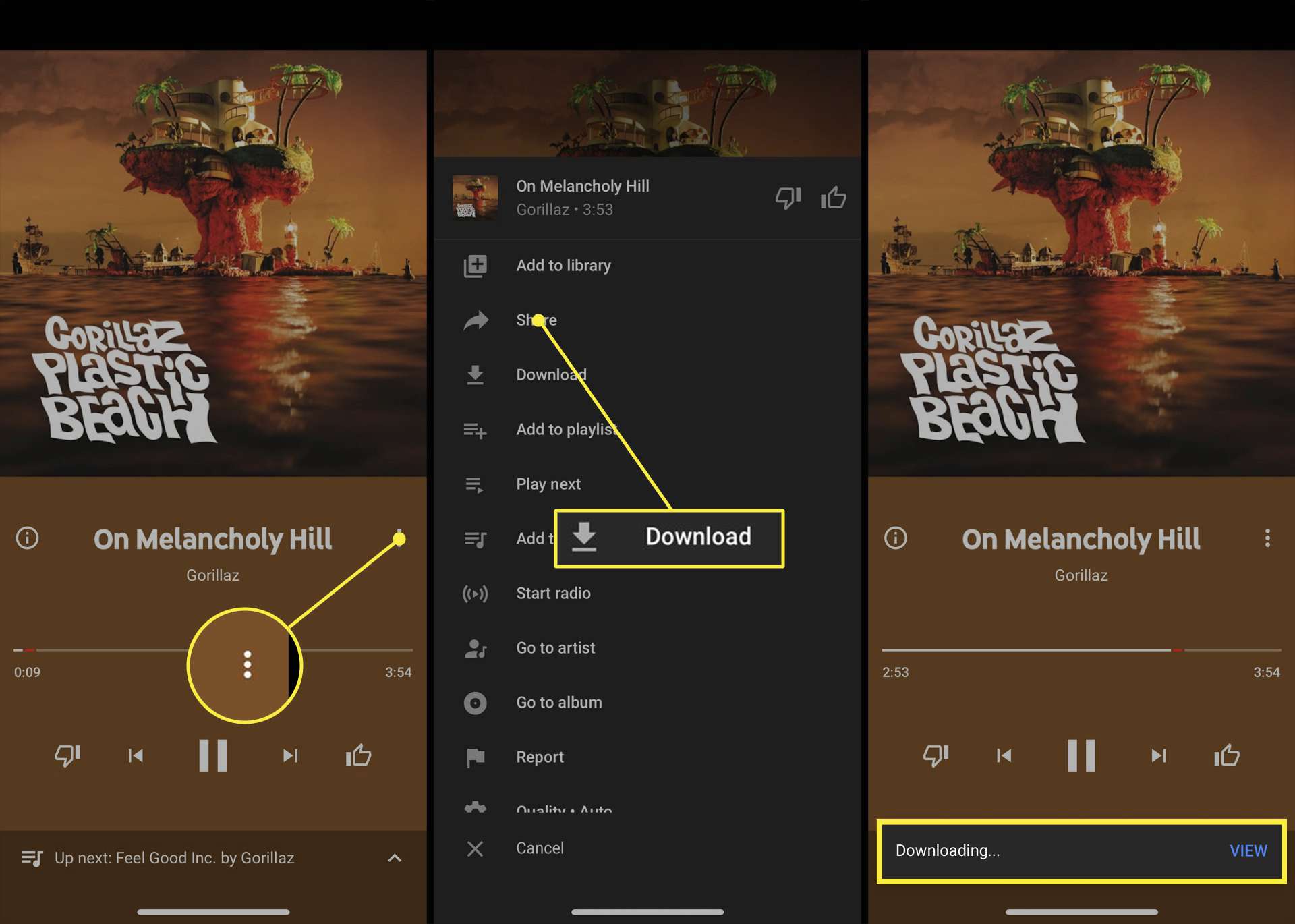 Download do YouTube Music