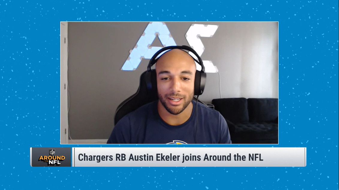 Chargers RB Austin Ekeler fala sobre futebol durante um episódio de Around the NFL