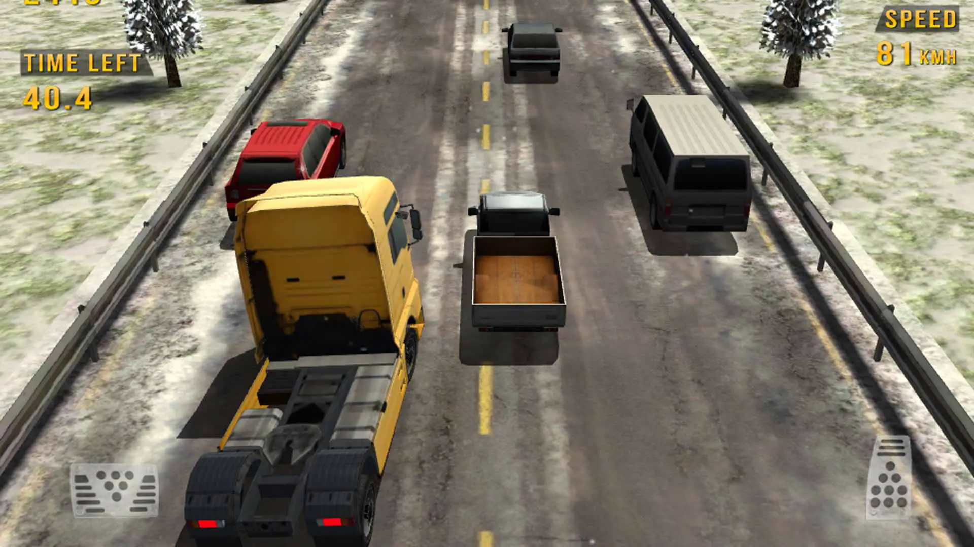 Uma captura de tela do Traffic Racer.
