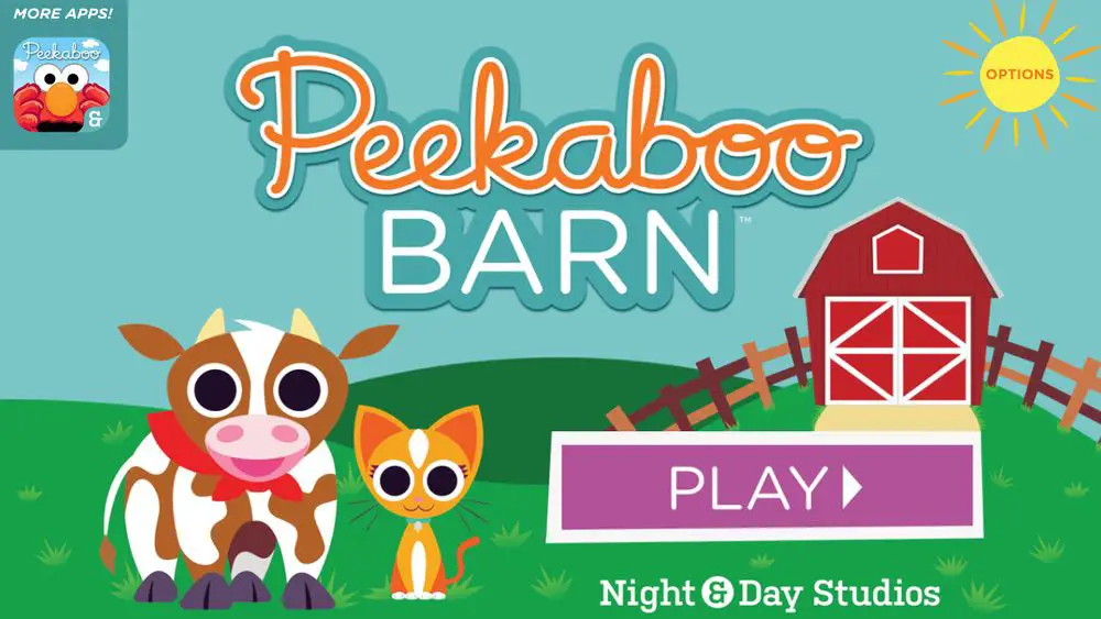 Aplicativo Peekaboo Barn para iPad para crianças