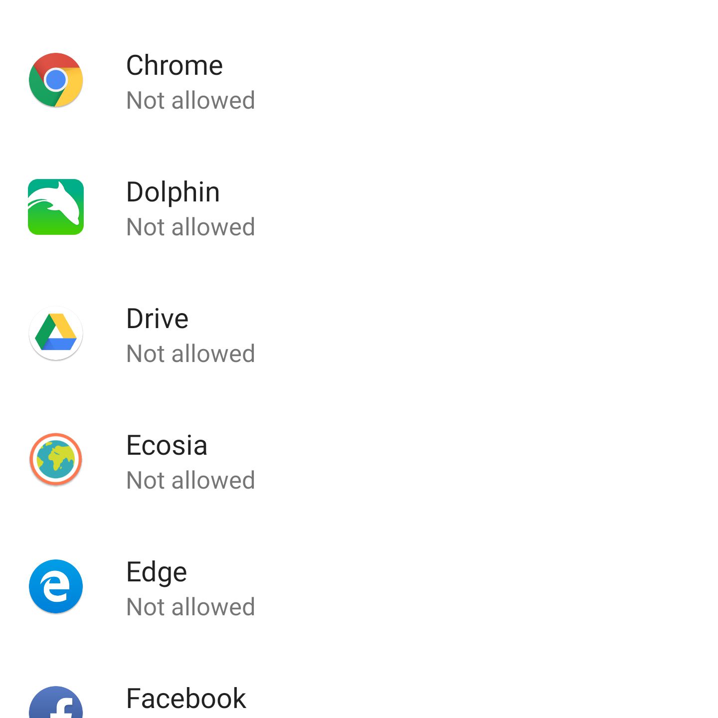 Instale a tela de configurações de aplicativos desconhecidos no Android.