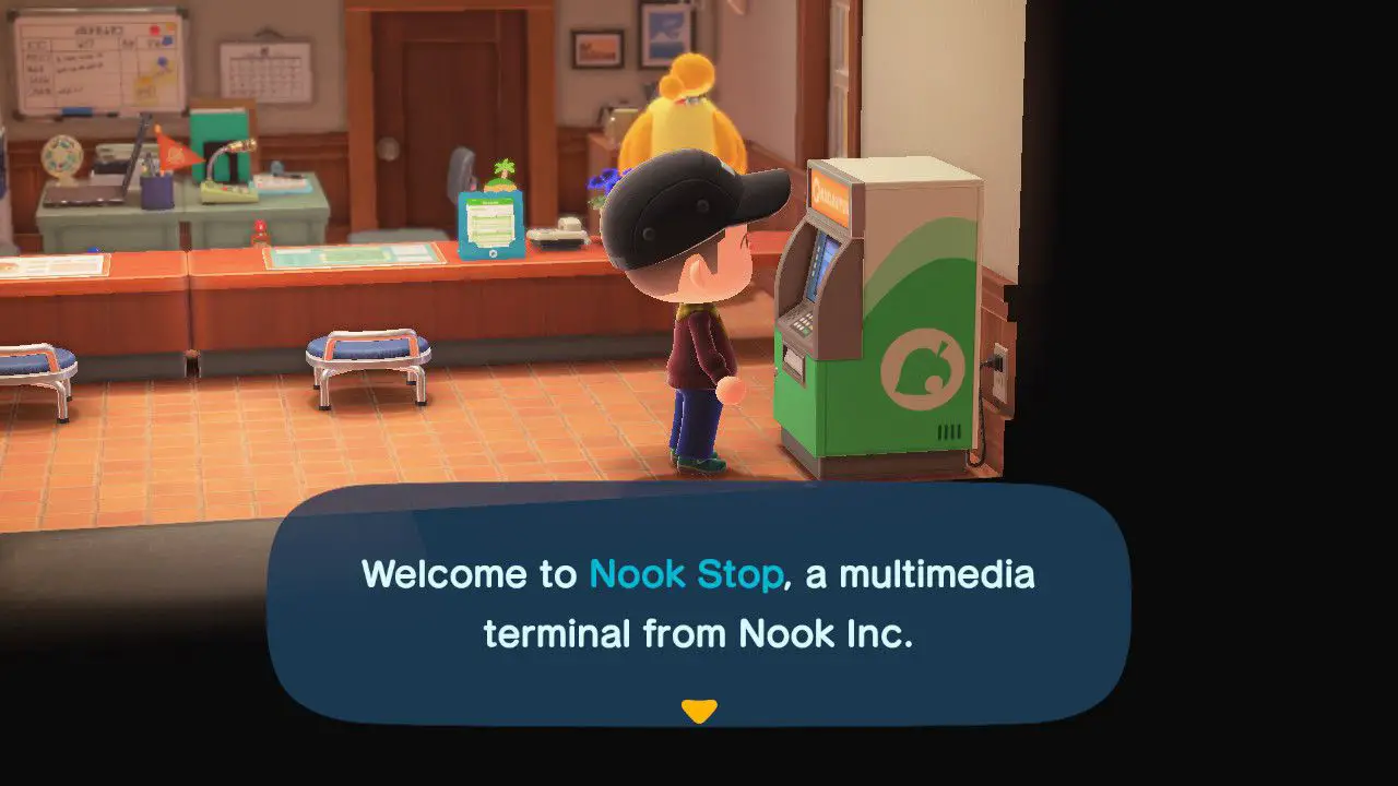 O Nook Stop em Animal Crossing