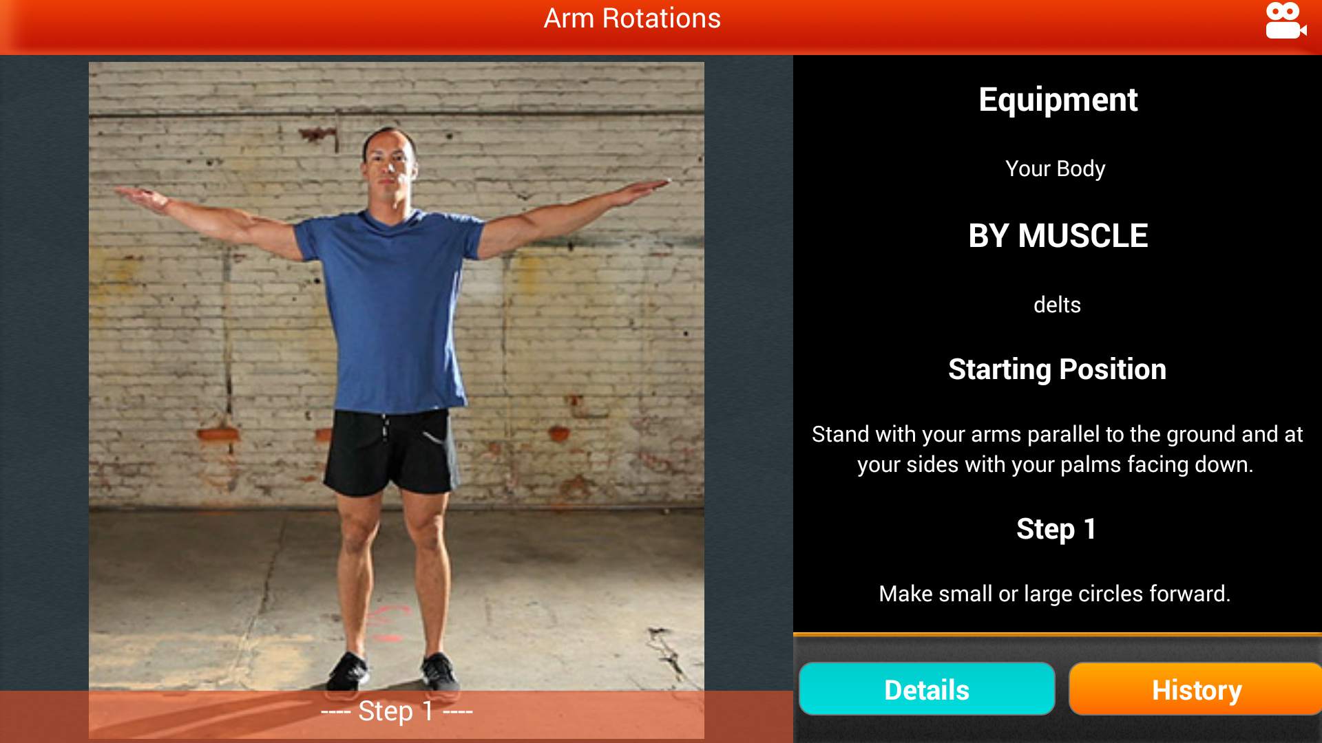 Aplicativo para Android de musculação