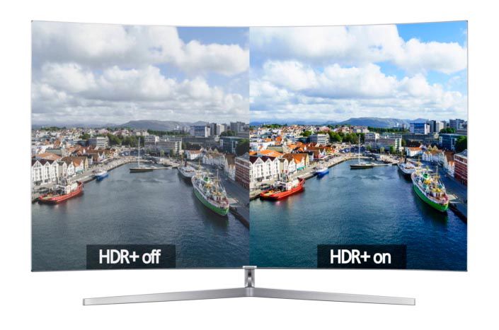Exemplo de recurso Samsung 4K UHD TV HDR +