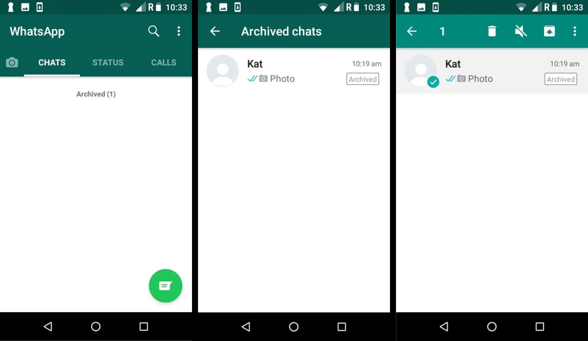 Como arquivar mensagens no WhatsApp para Android.