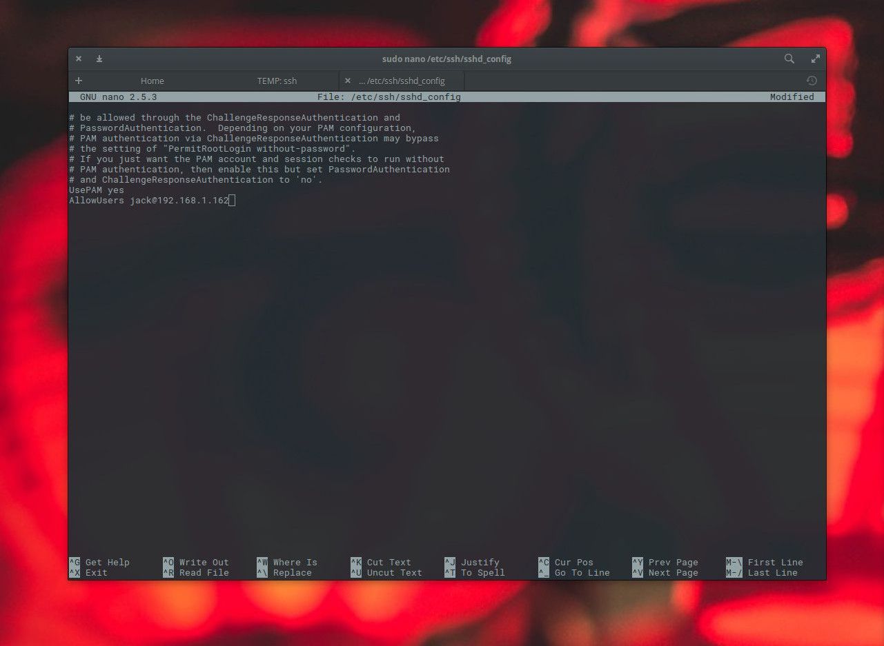 Habilitando o login SSH para usuários específicos no Ubuntu Server 18.04.