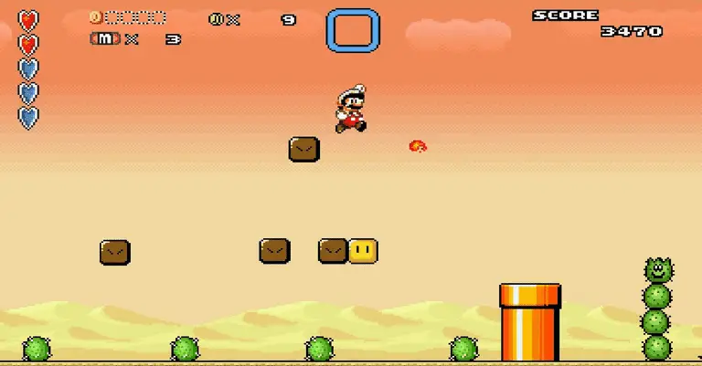 Captura de tela do Super Mario 2 Epic Dream Machine
