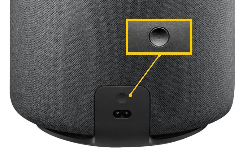 Amazon Echo Sub - Botão de reinicialização