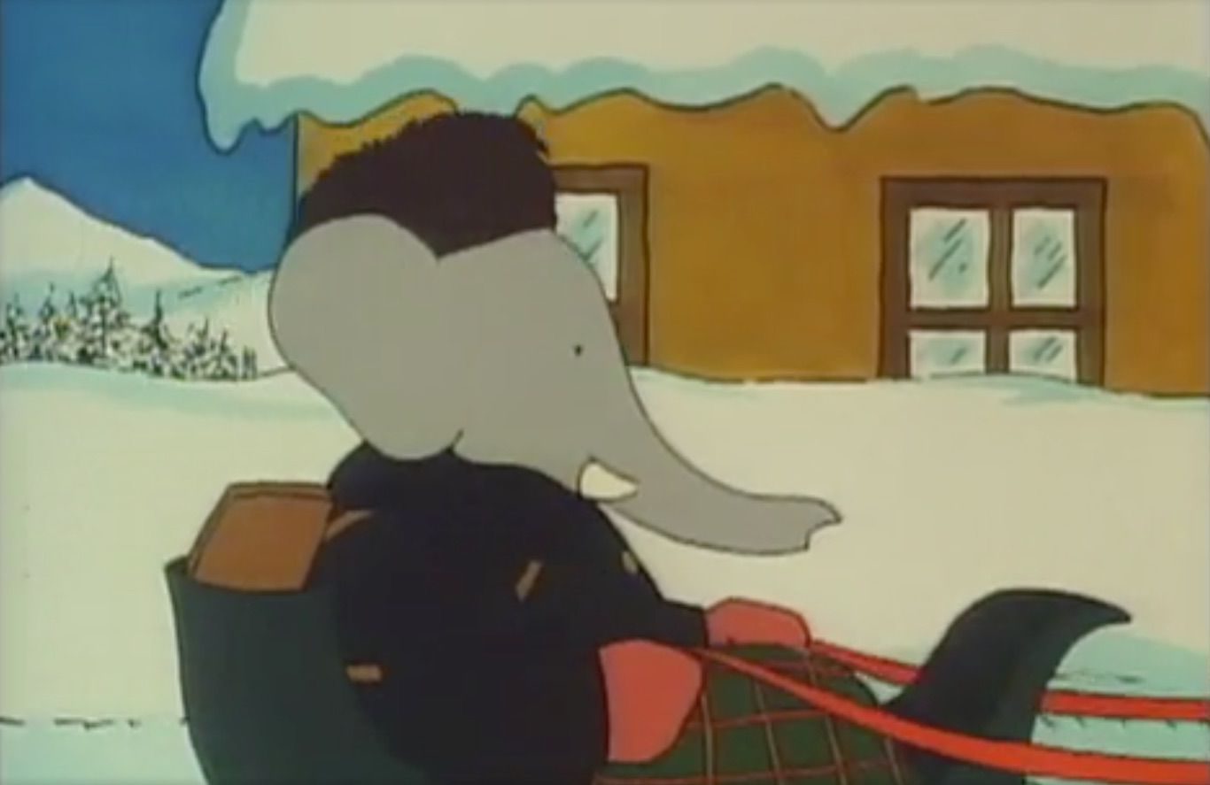 Babar e o Pai Natal.