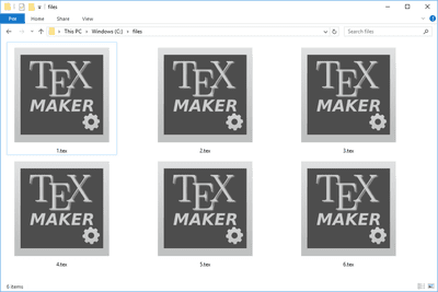 Arquivos TEX que abrem com Texmaker