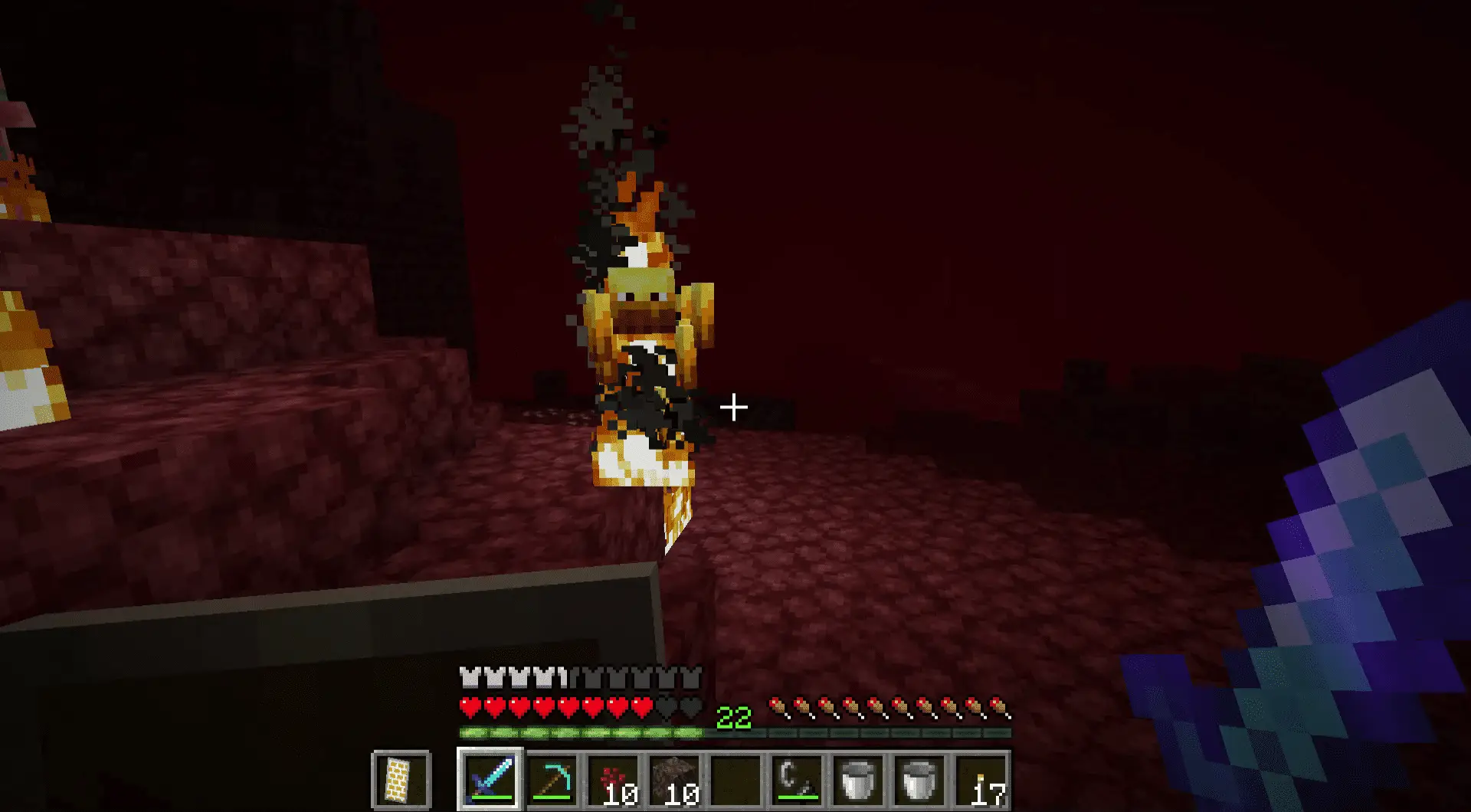 A Blaze in the Nether.