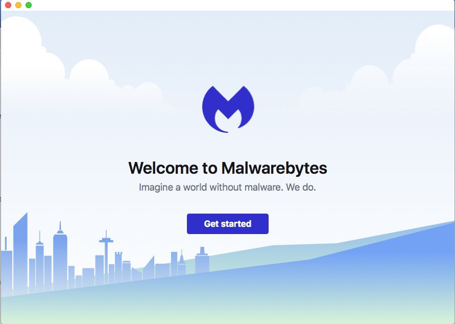 Captura de tela da instalação do Malwarebytes