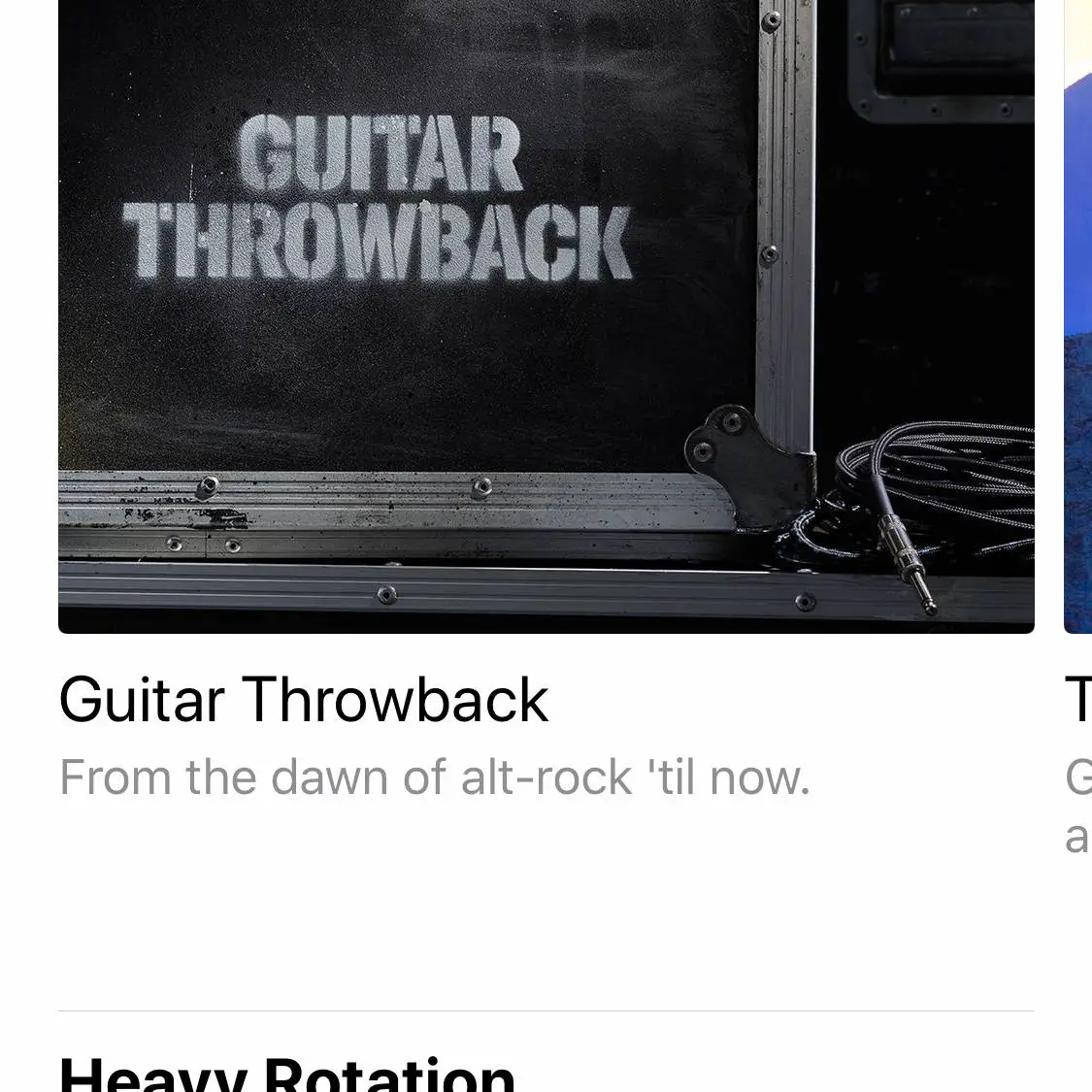 Uma captura de tela da guia Para você no Apple Music no iPhone