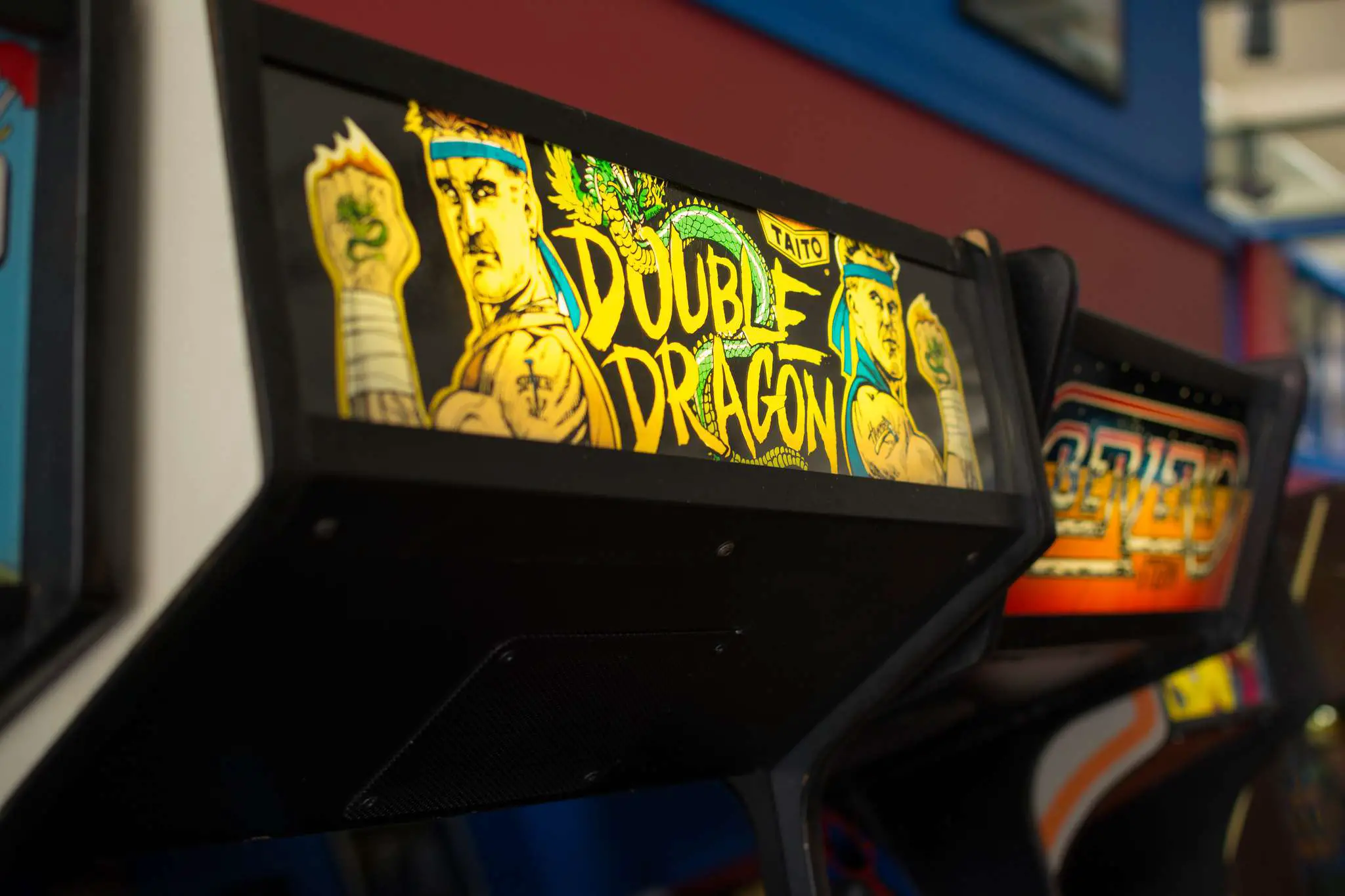 Armário de jogos de arcade Double Dragon
