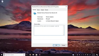 Código de erro de dispositivo 28 na área de trabalho do Windows 10