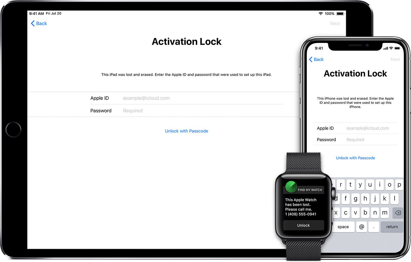 apple watch icloud bloqueado