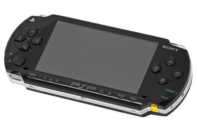 O Playstation Portable original.