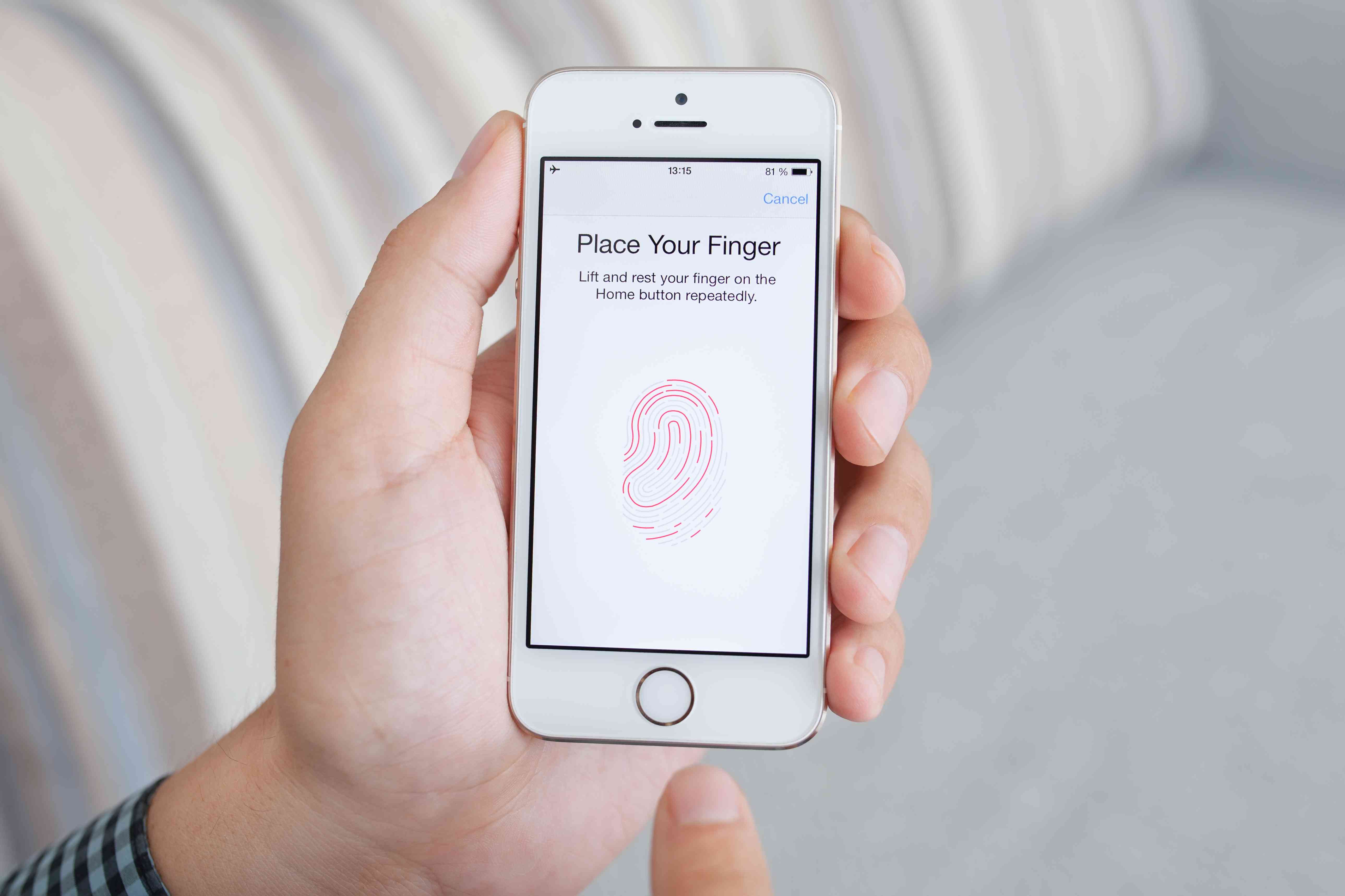 Touch ID no iPhone