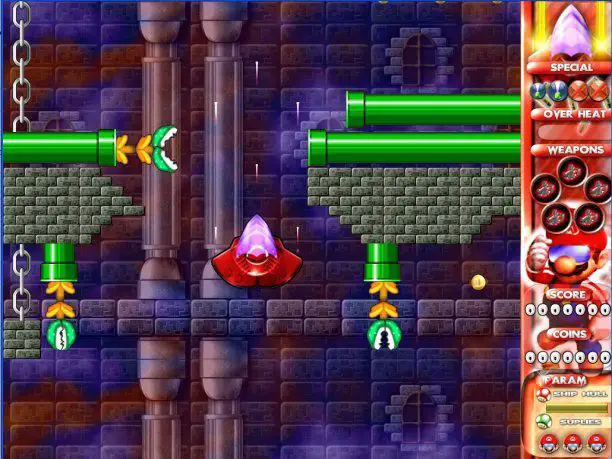 Uma captura de tela de Mario Galaxy