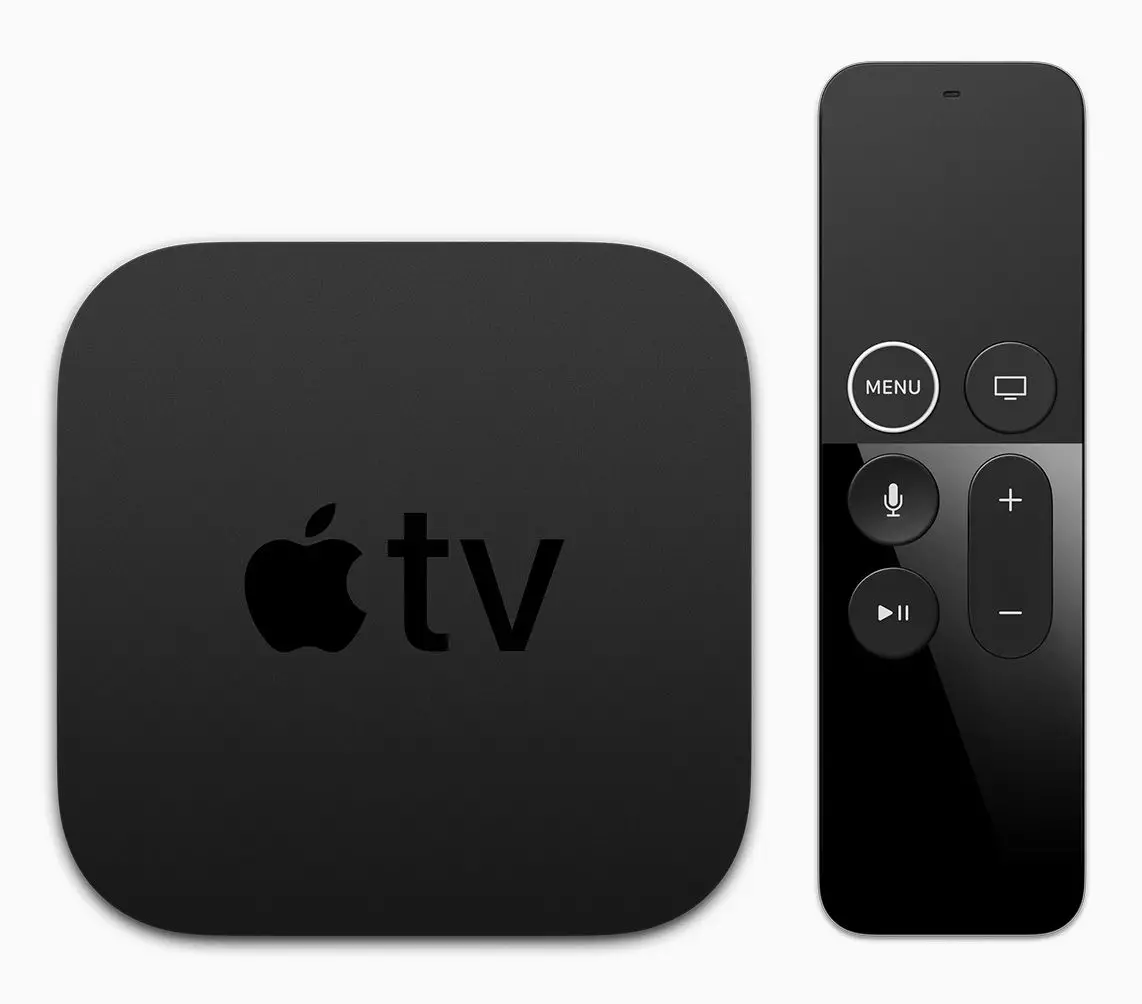 Apple TV e controle remoto para Apple TV