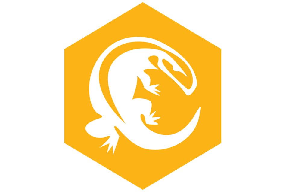 O logotipo do Komodo Edit