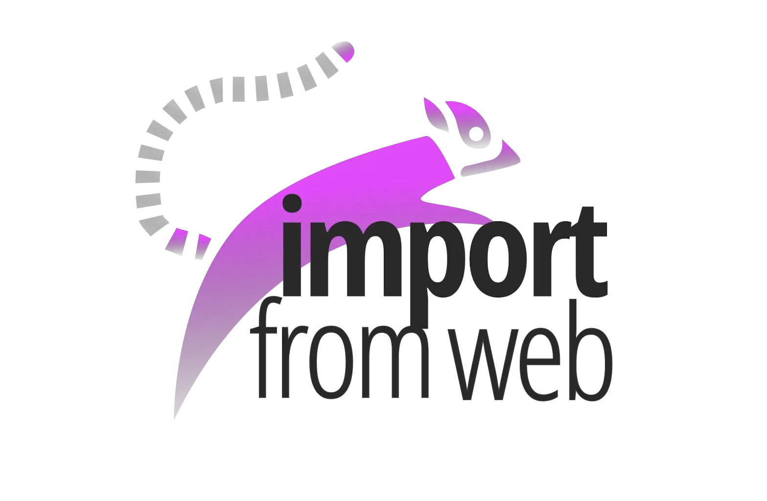 O logotipo ImportFromWeb