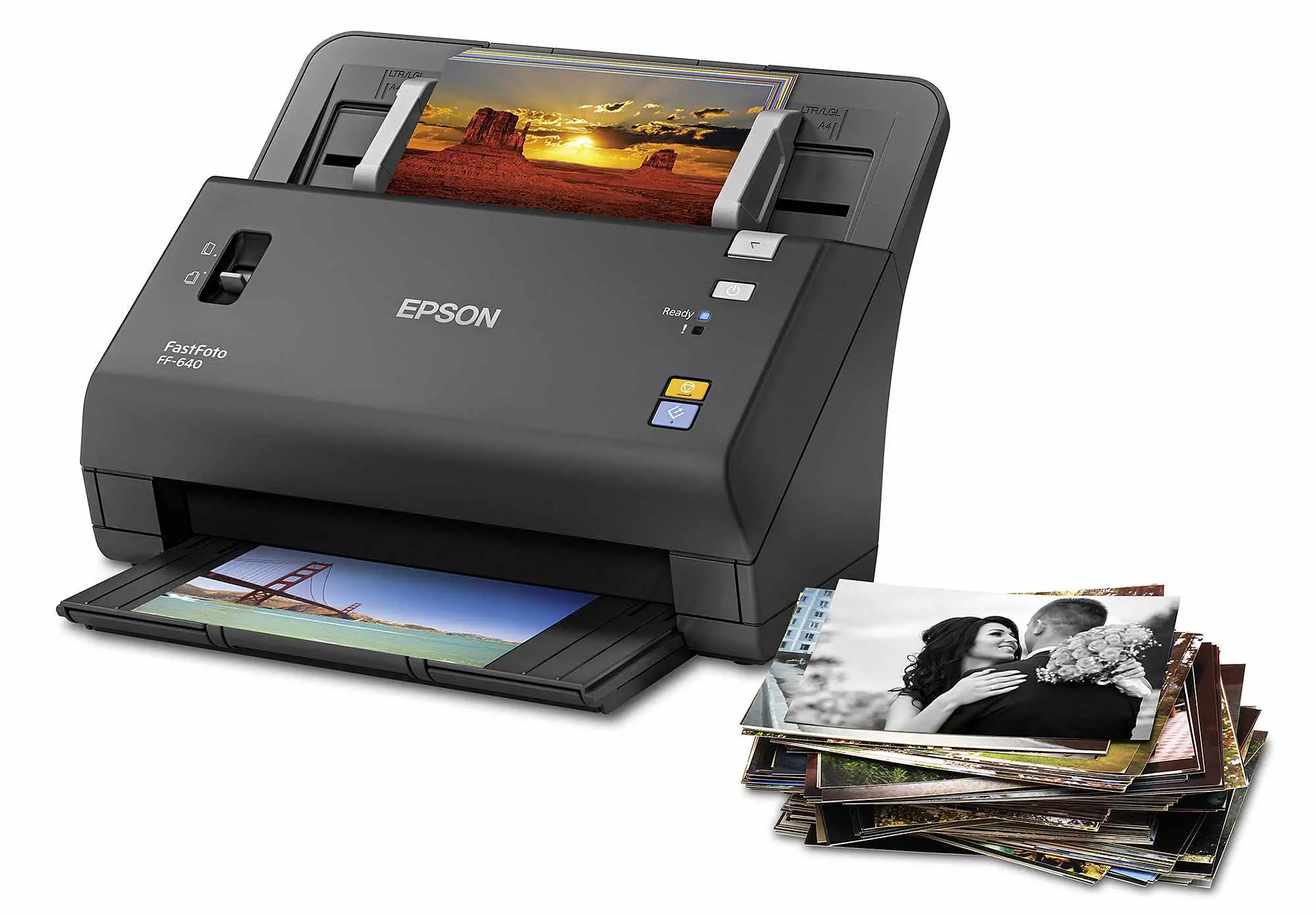 Scanner fotográfico de alta velocidade Epson FastFoto FF-640