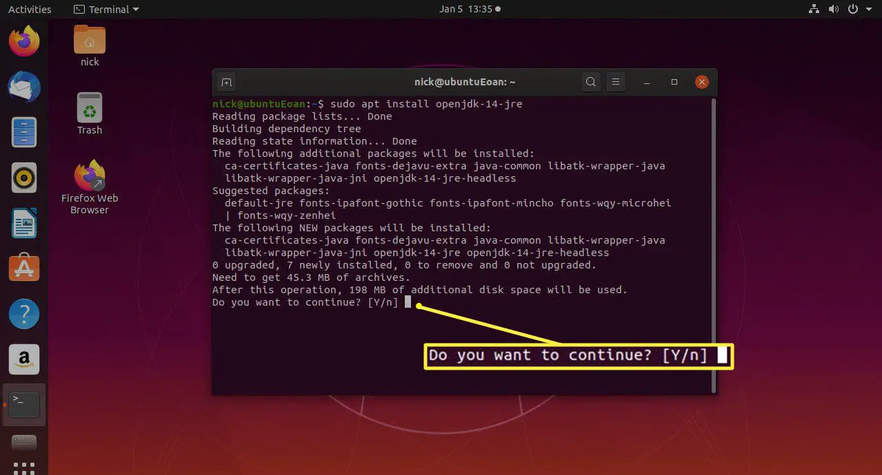 Ubuntu instala Java JRE