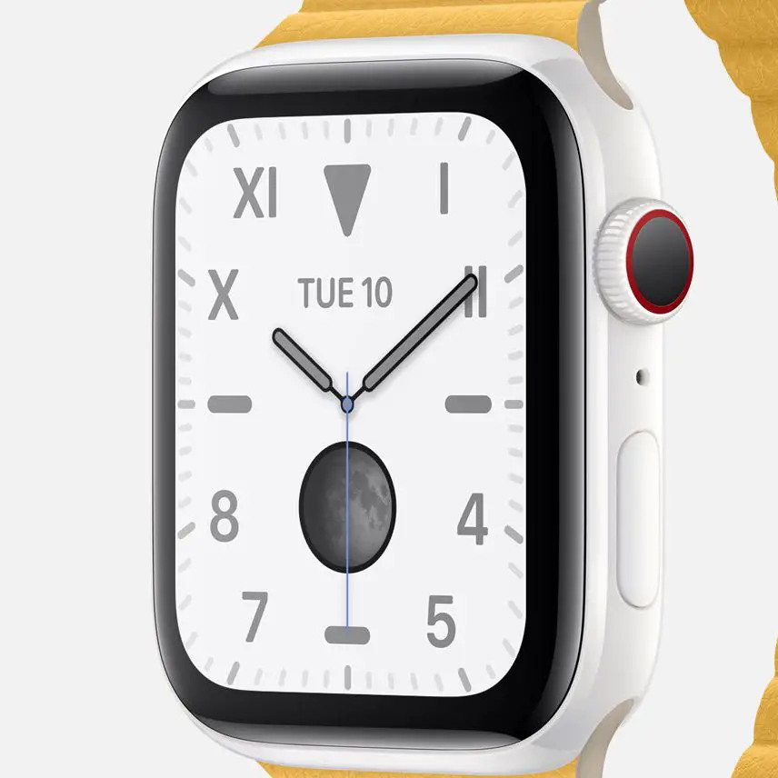 Apple Watch Series 5 Edition com corpo de cerâmica branca