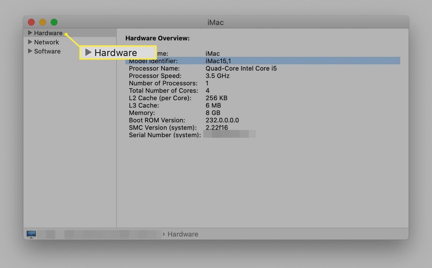 Lista de hardware iMac
